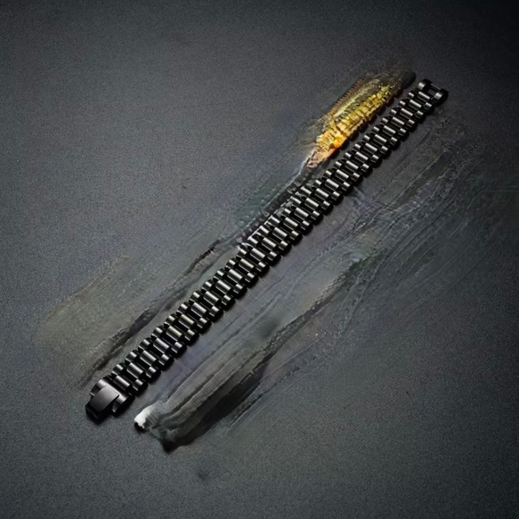 Misa & Co. Classic Stainless Steel Bracelet  / Black - Unisex - Picture 2 of 2